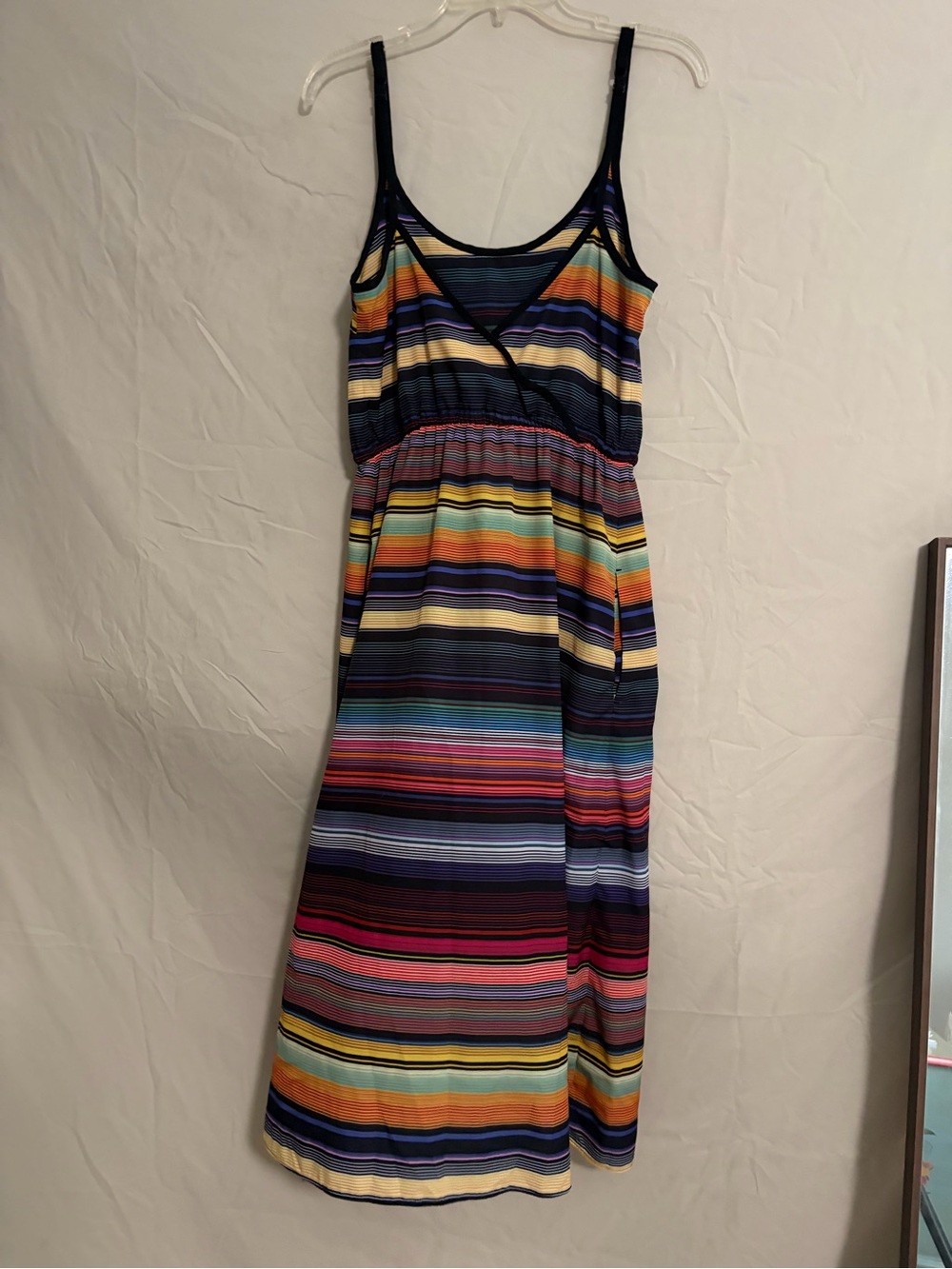 Athleta Multicolor Striped Maxi Dress